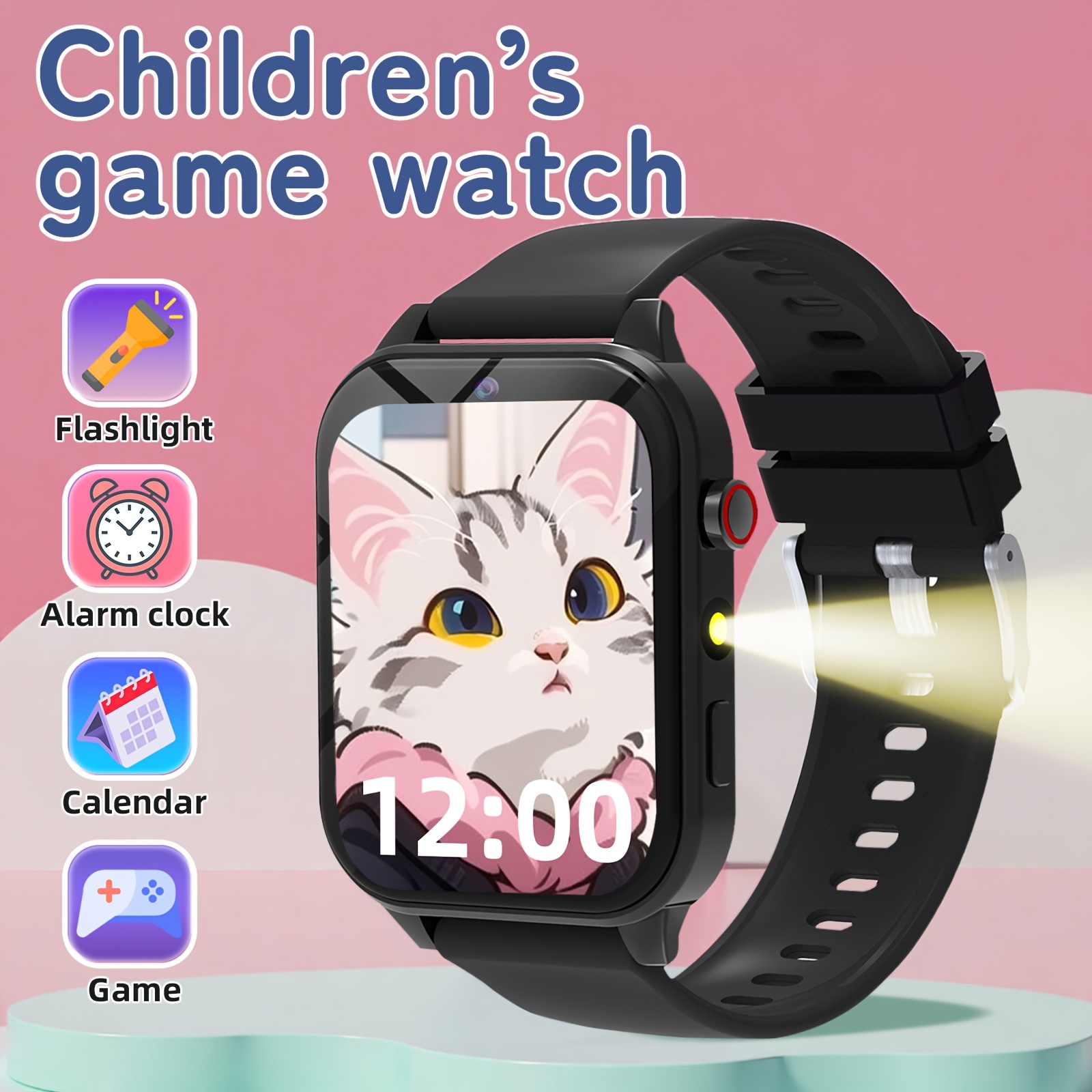 Kids Watches Not Smartwatch - Eğitici Oyunlar, Kamera ve Müzik Çalar