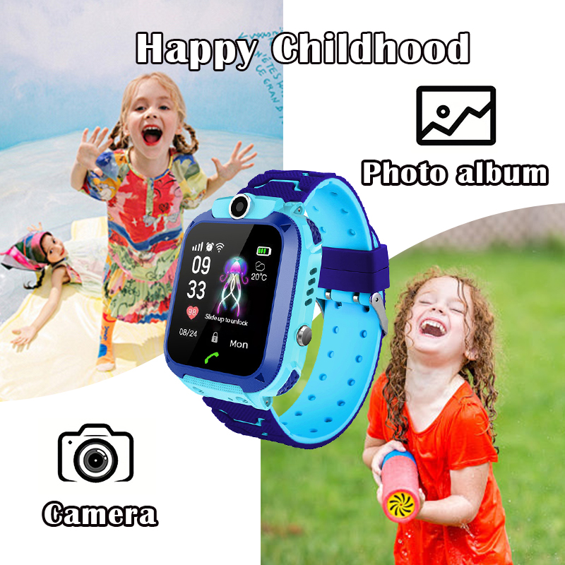 Smartwatch Watches For Kid Boy With Gps - Q12B Çocuk Akıllı Saati, SOS Çağrı,