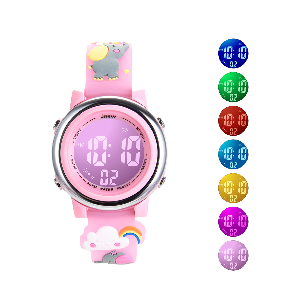 Smartwatch Digital Watches For Kid Boy With Alarm - UTHAI H120 çocuk Karikatür spor saat