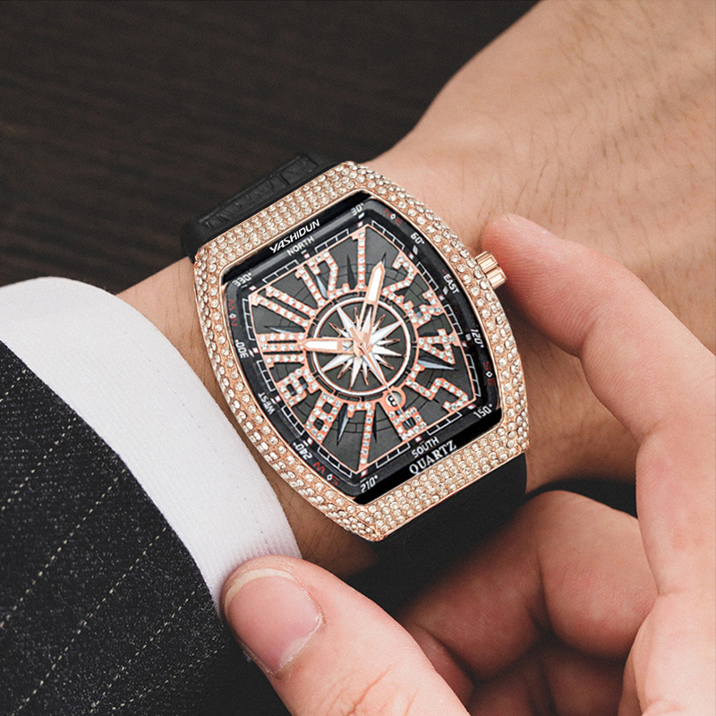 Smartwatch Trending Watches For Men - Yeni Erkekler İzle Kuvars İzle Elmas
