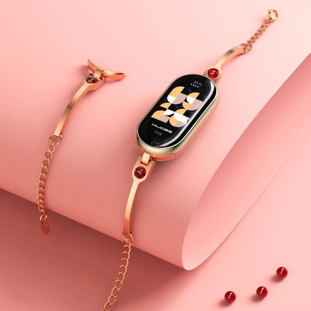 Smartwatch Watches For Women Smart - Xiaomi Mi Band 8 için Paslanmaz