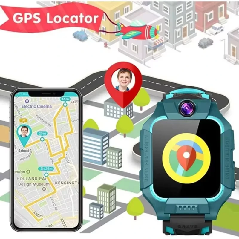 Yeni çocuklar akıllı saat SOS  - Smartwatch Watches For Kids With Gps incelemesi ve fiyatı
