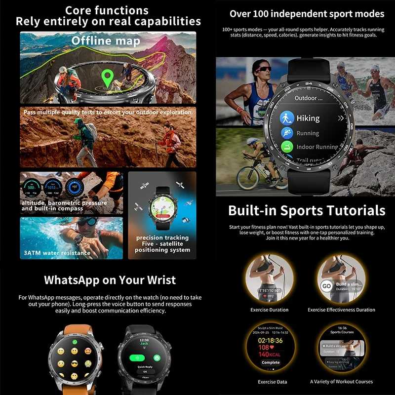 2026 Yeni Erkek Akıllı Saati,  - Smartwatch Watches For Men With Gps incelemesi ve fiyatı