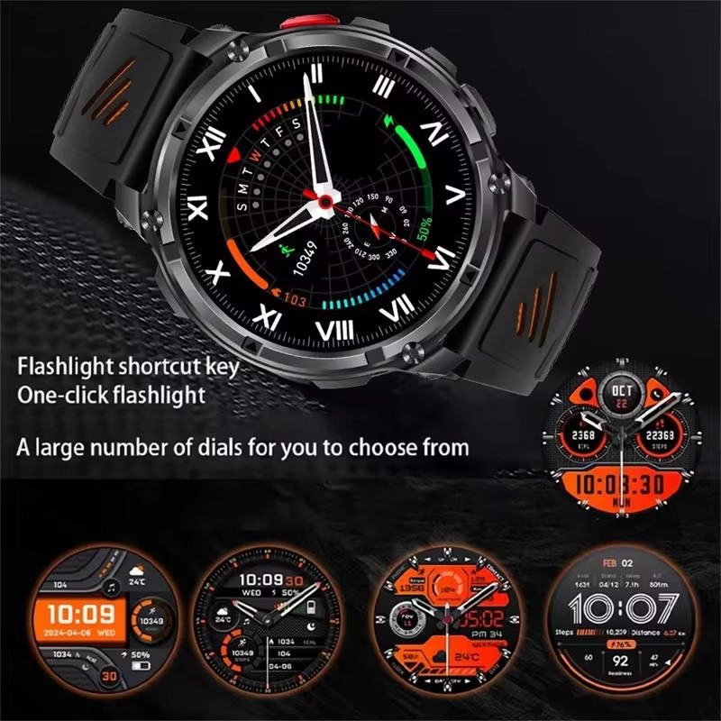 2026 Yeni 1100mAh Büyük Pil GP - Smartwatch Watches For Men With Gps incelemesi ve fiyatı