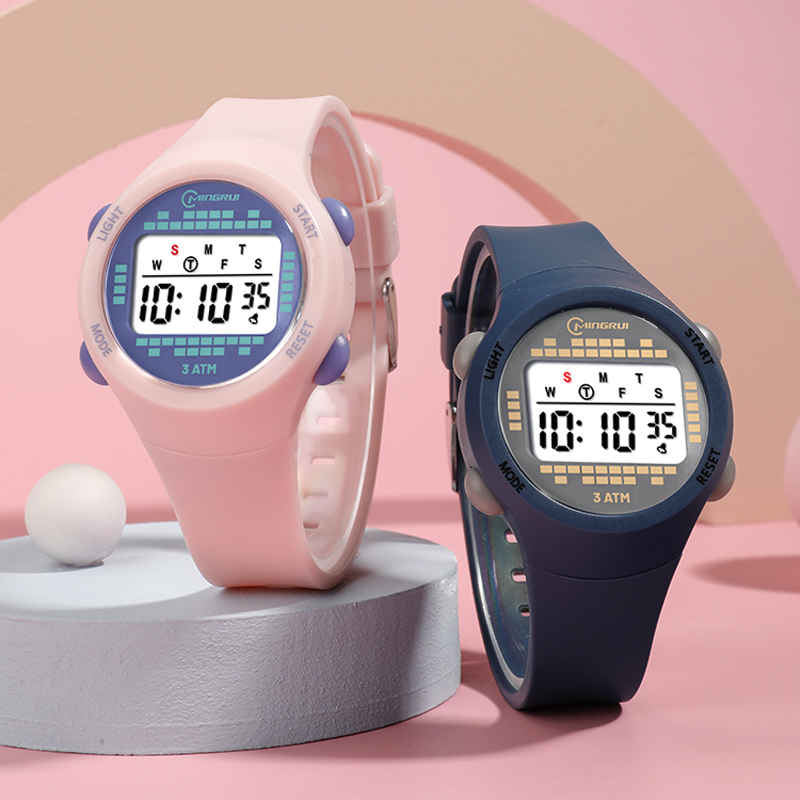 Çocuk elektronik saat kız pemb - Smartwatch Digital Watches For Kid Boy With Alarm incelemesi ve fiyatı