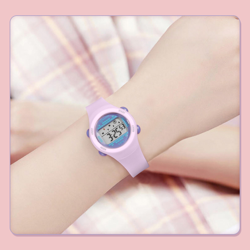 Çocuk elektronik saat kız pemb - Smartwatch Digital Watches For Kid Boy With Alarm incelemesi ve fiyatı
