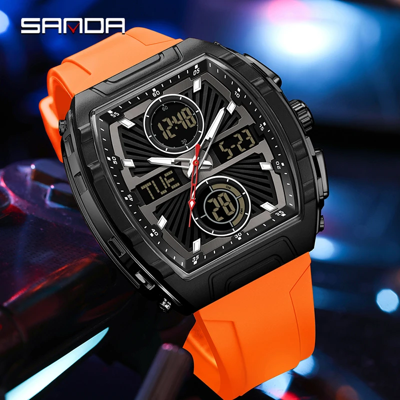 SANDA Yeni Moda Trendi erkek S - Smartwatch Trending Watches For Men incelemesi ve fiyatı