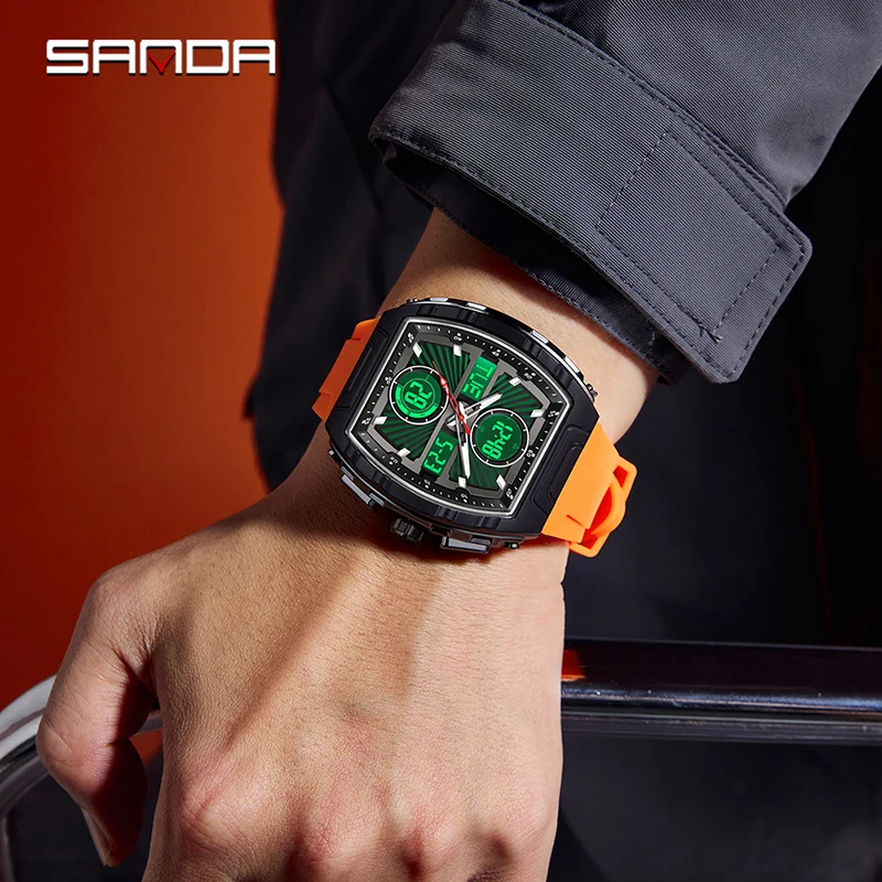 SANDA Yeni Moda Trendi erkek S - Smartwatch Trending Watches For Men incelemesi ve fiyatı